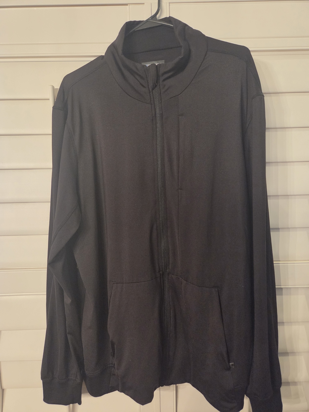 Saks Fifth Avenue Black Lightweight Full-Zip Shirt Jacket
